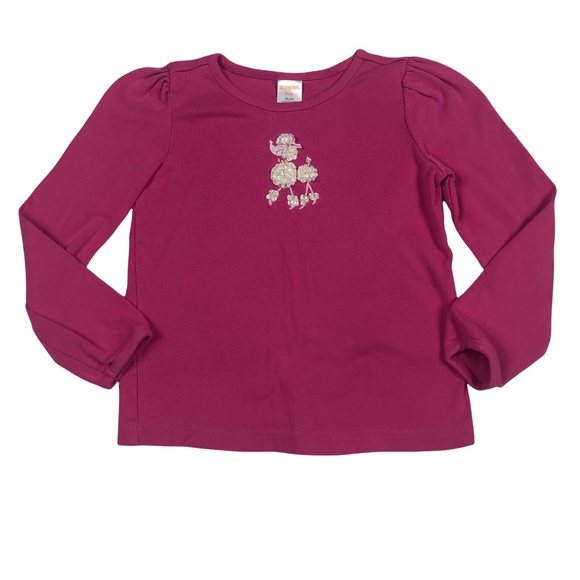 Gymboree Pink Sequin Poodle Shirt size 6 - Picture 1 of 8